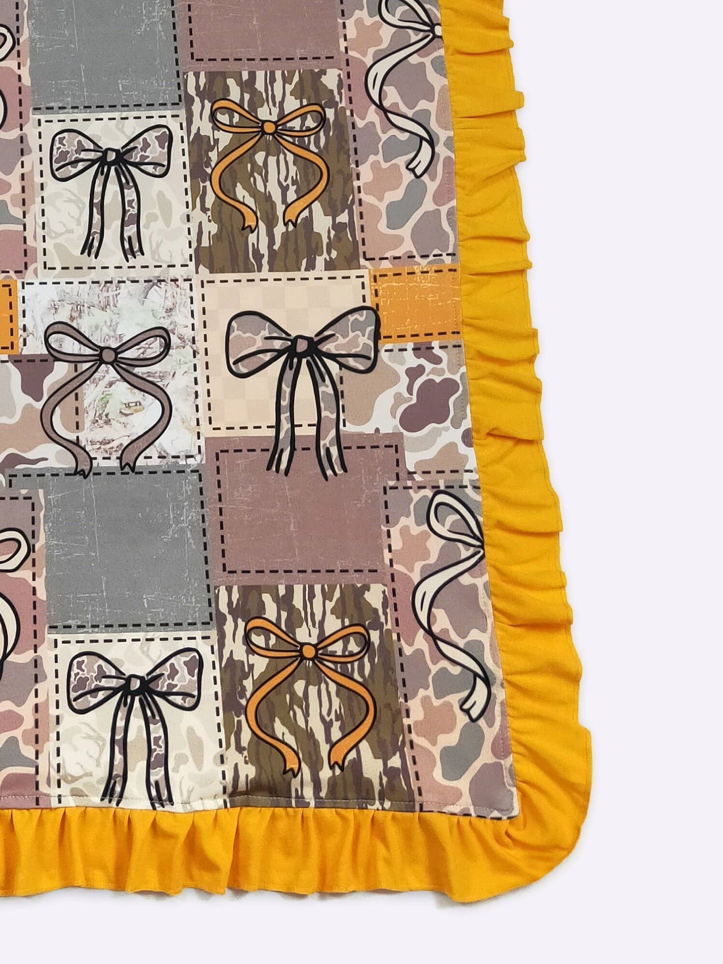 Clover Cottage - Camo Patchwork Blanket