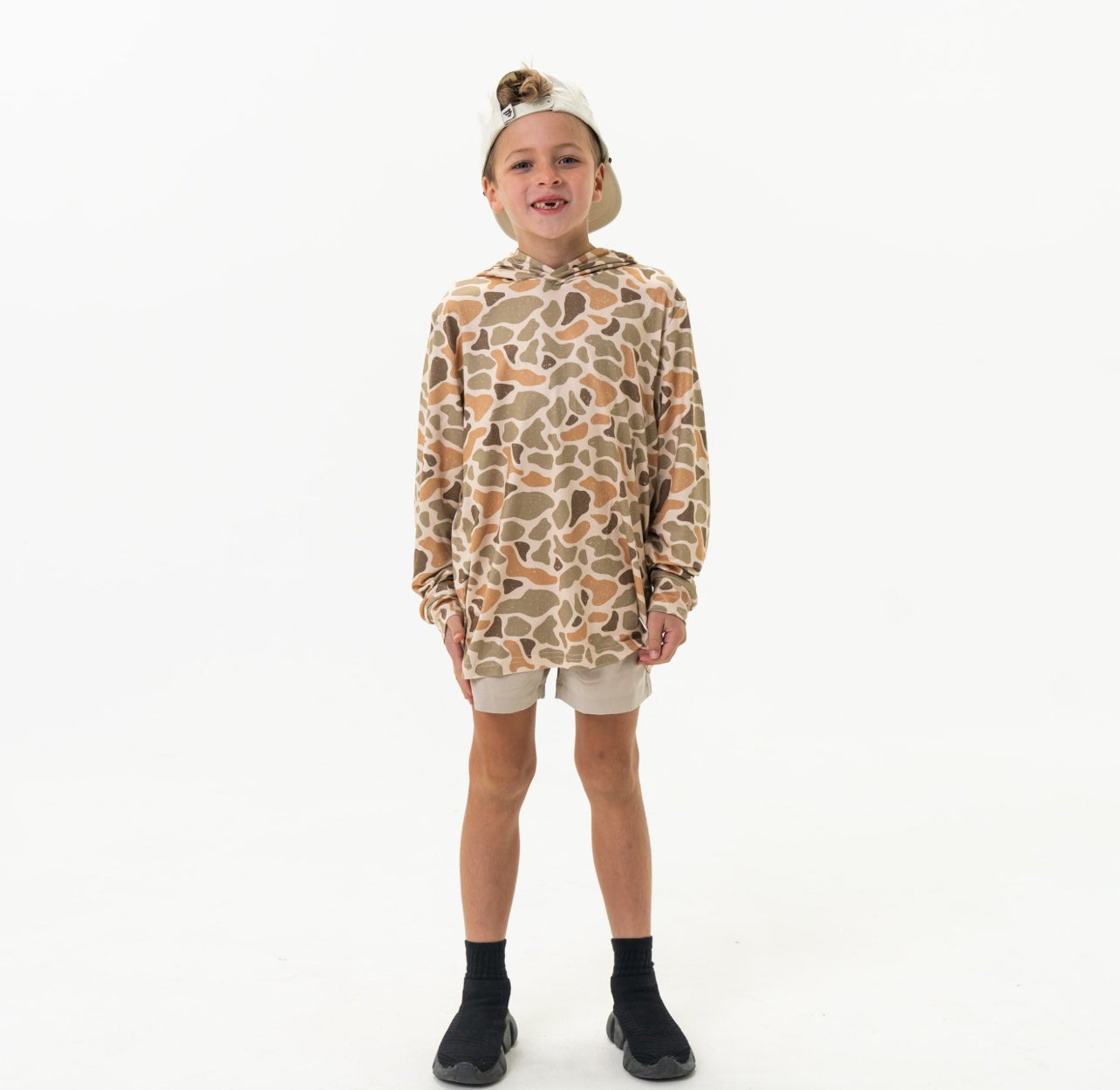 Burlebo Youth Performance Hoodie Venado Camo
