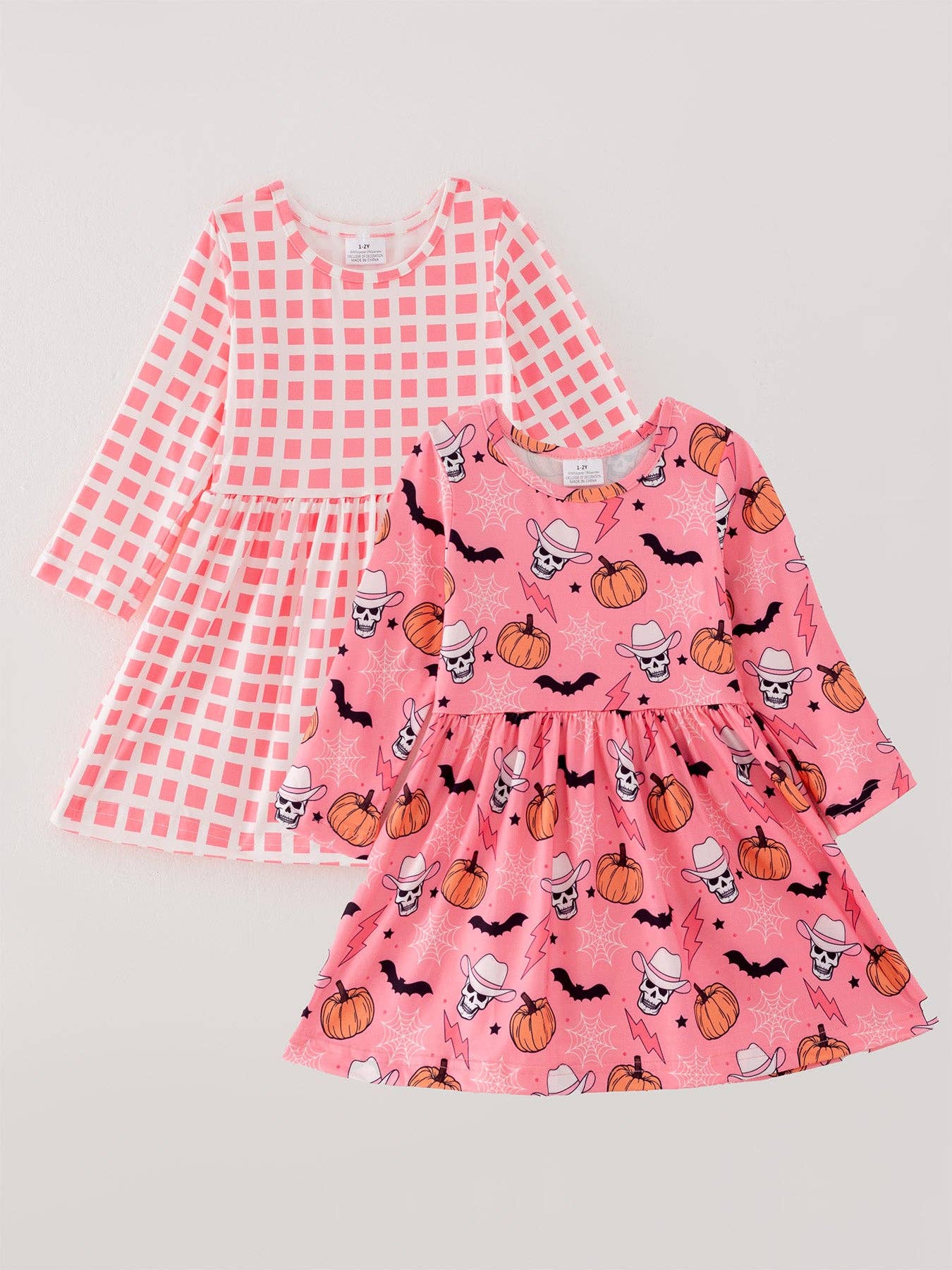 Halloween Girls Print Dress
