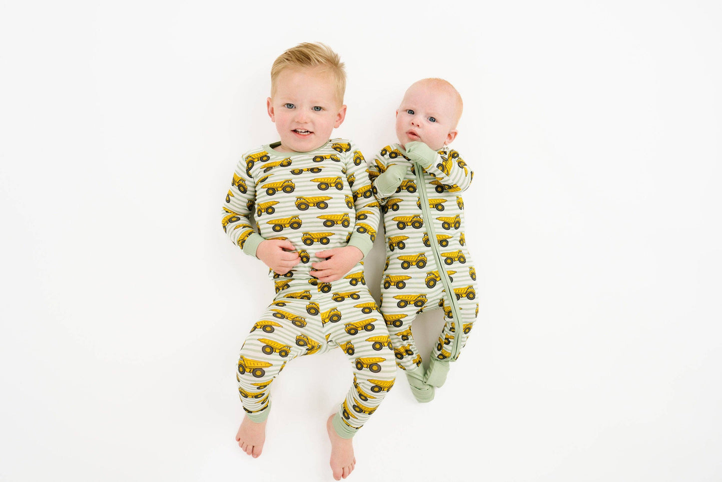 Little One Shop - Dump Trucks Bamboo Sleeper