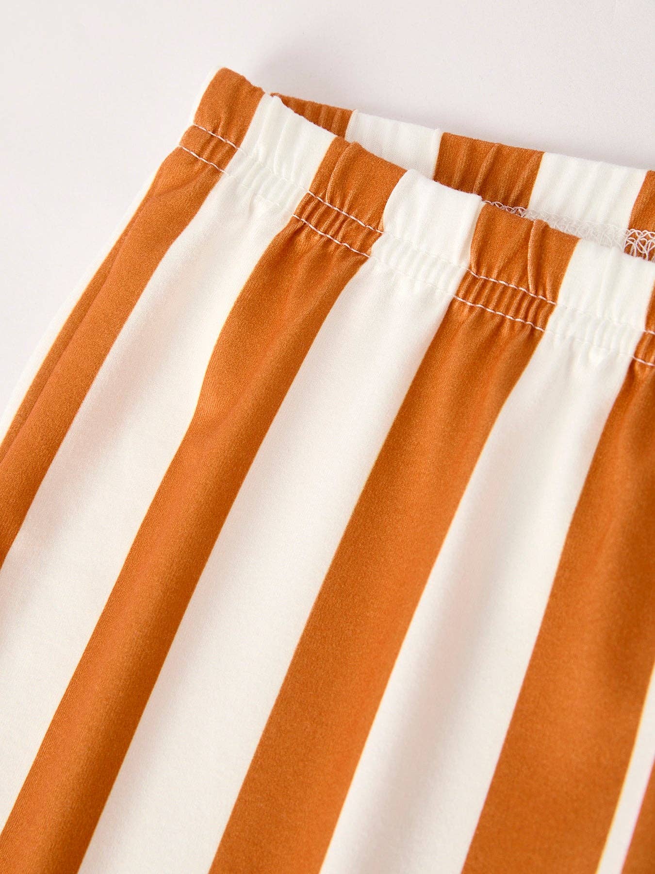 Fall Thanksgiving "thanksful" Chenille Patches Stripe Girls Long Sleeve Seth