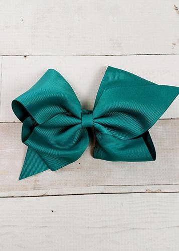 Classic Oversized Grosgrain Hair Bow - Alligator Clip