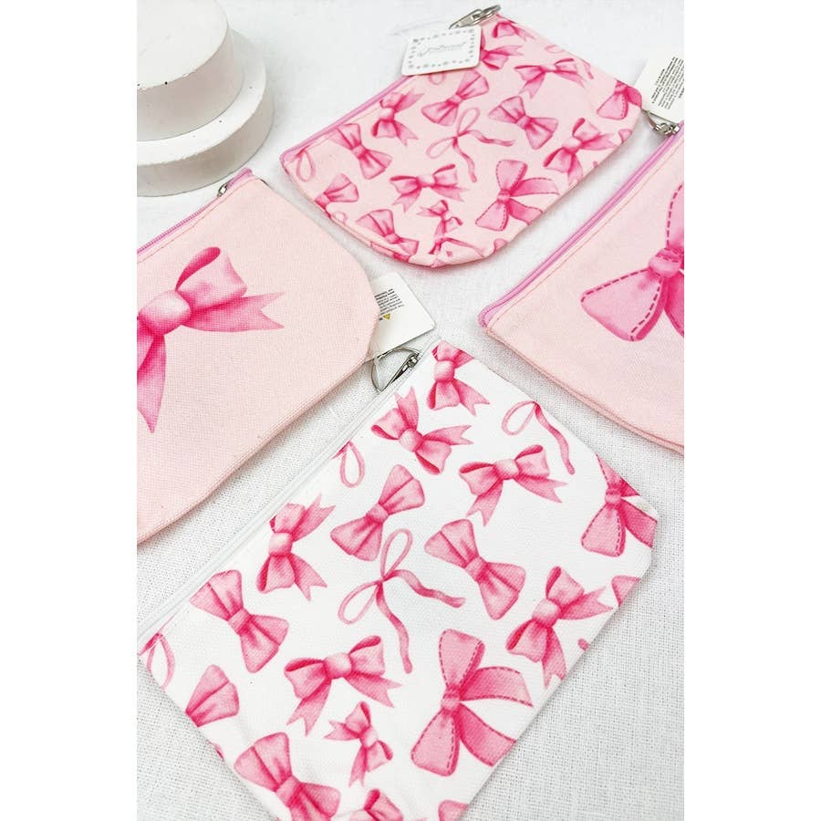 Bow Design Pouch with Accessories