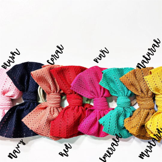Dottie Knottie Bows: Alligator Clip