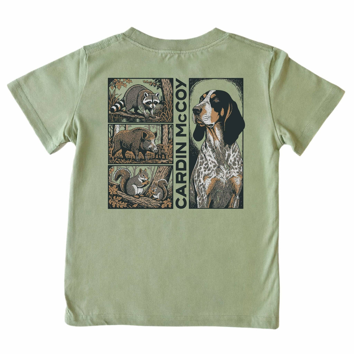 Cardin McCoy - Kids' Bluetick Grid Short-Sleeve Tee