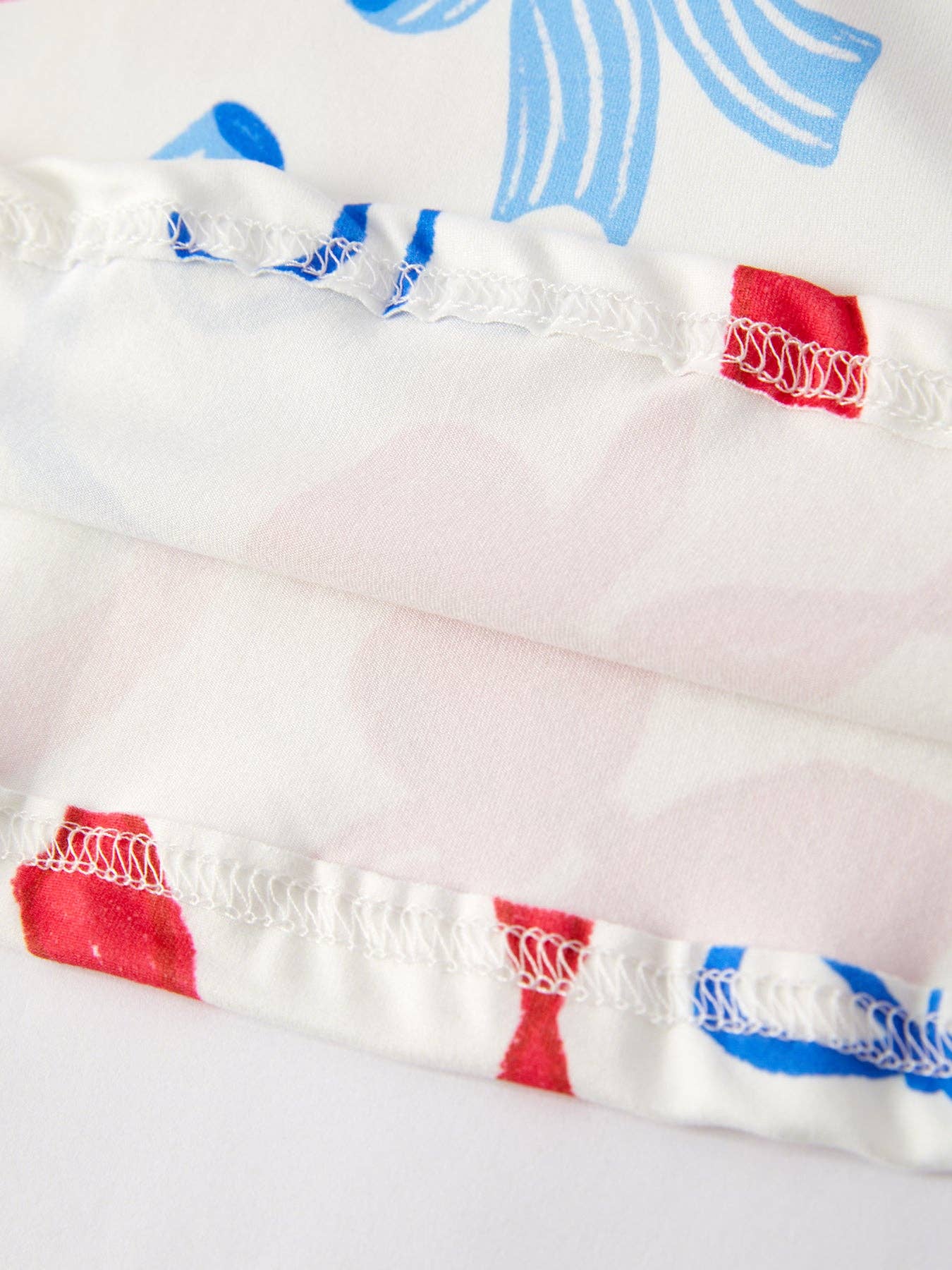 4th of july Color Bow Printed Short Sleeves Dress