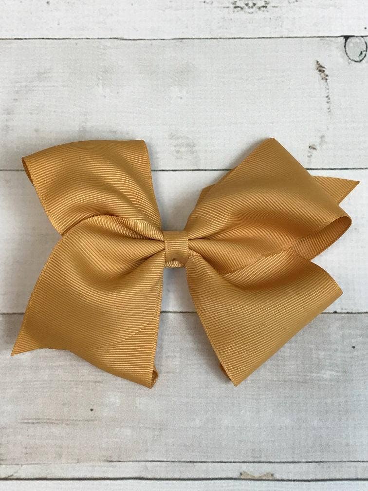 Classic Oversized Grosgrain Hair Bow - Alligator Clip