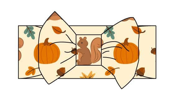 Pumpkin Patch Pals Luxe Bow