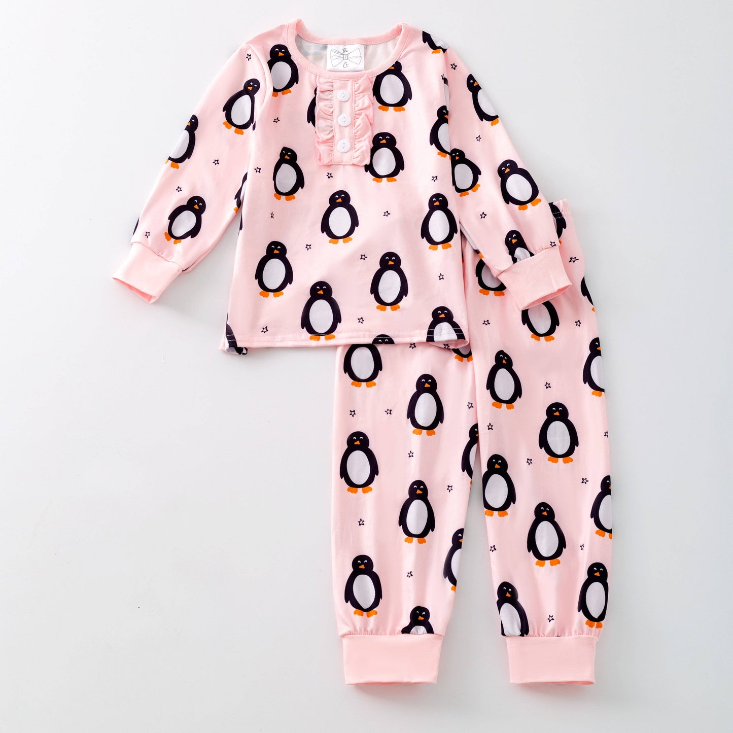The Hair Bow Company - Polar Penguins Girl's Pajamas