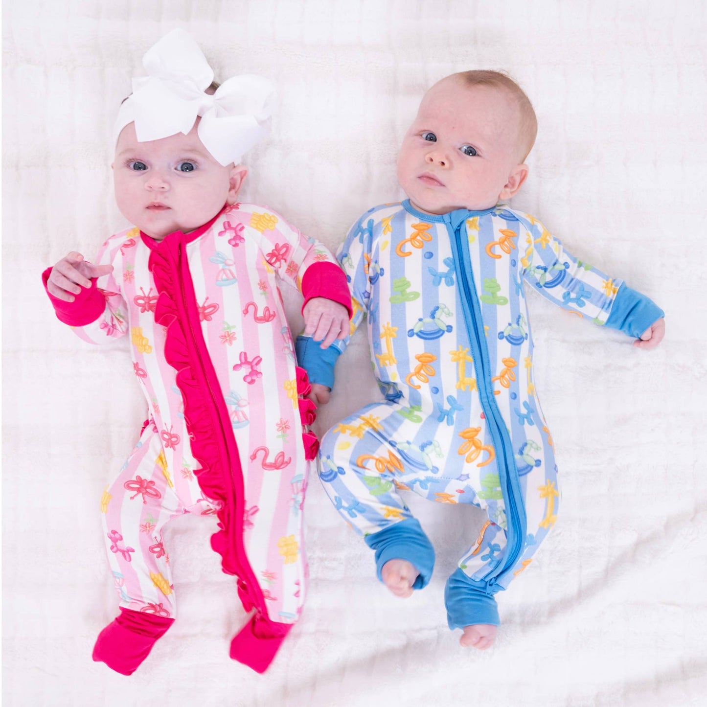 Twist and Shout Baby Girl Bamboo Pajamas