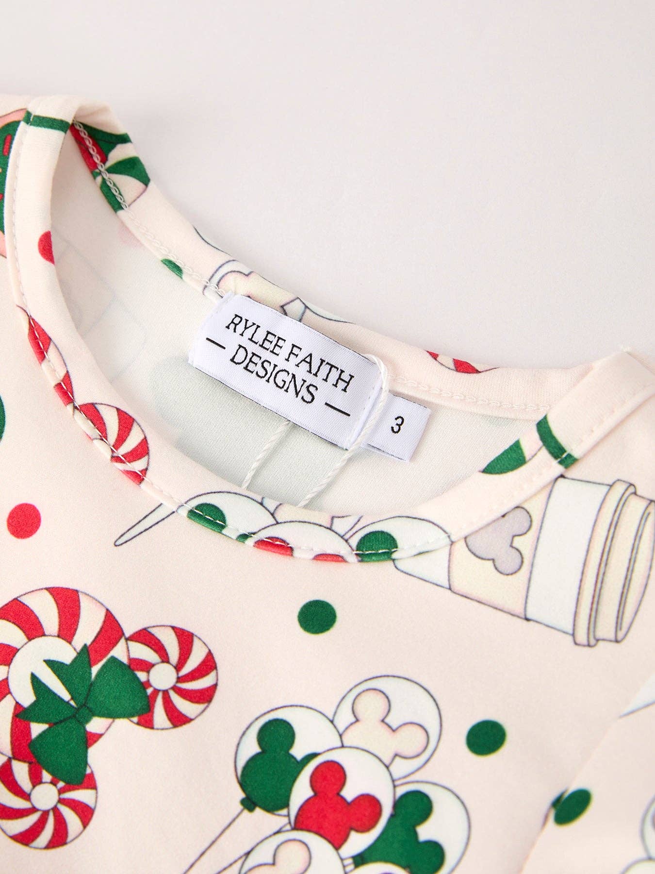 Rylee Faith Designs - Merry Christmas Dress – Featuring Candy, Coffee, and Characters
