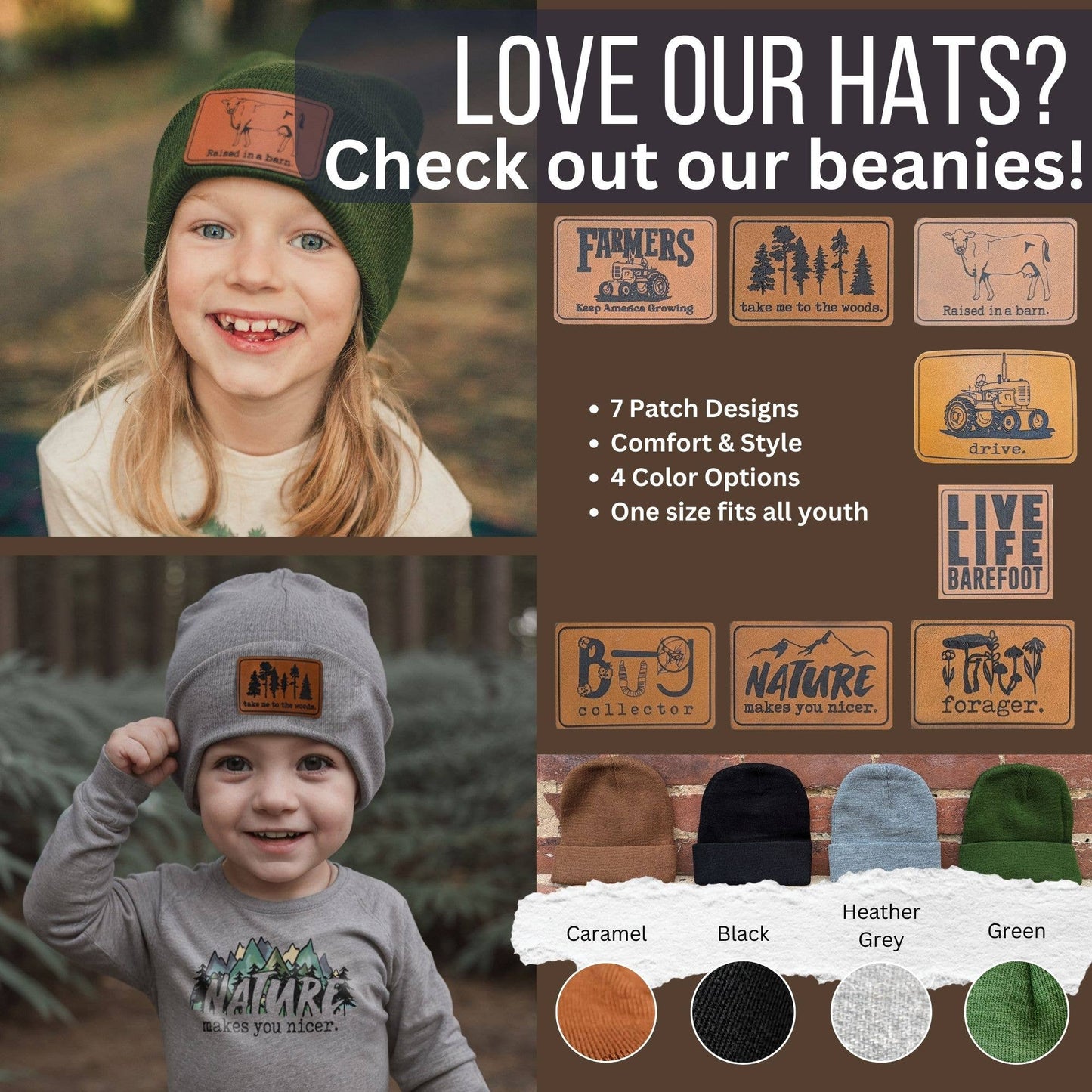 "Feral Animal" Trucker Hat for Outdoor Nature Kids