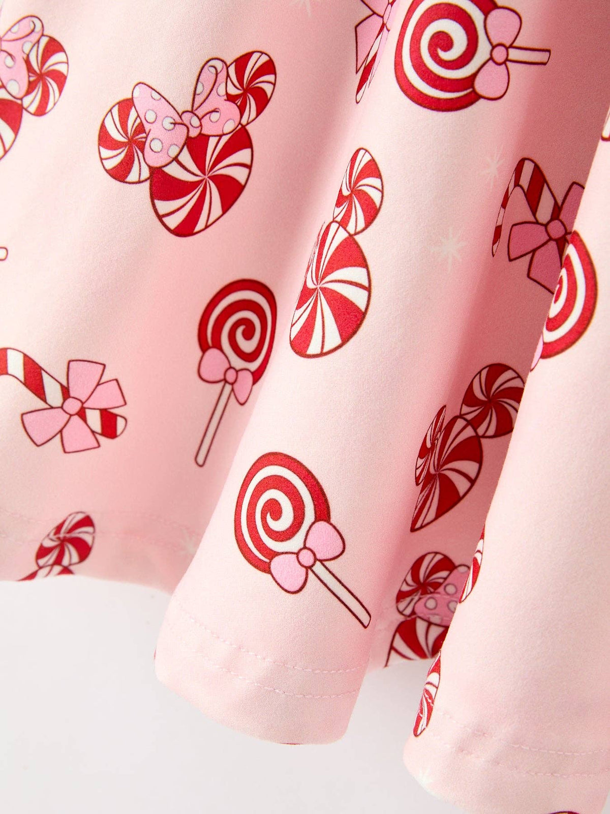 Christmas Peppermint Candy LS Twirl Dress