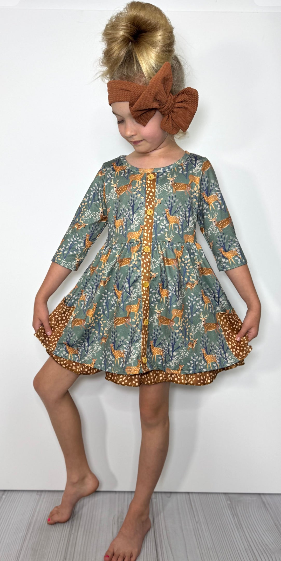 Forest Fawn Girls Dress