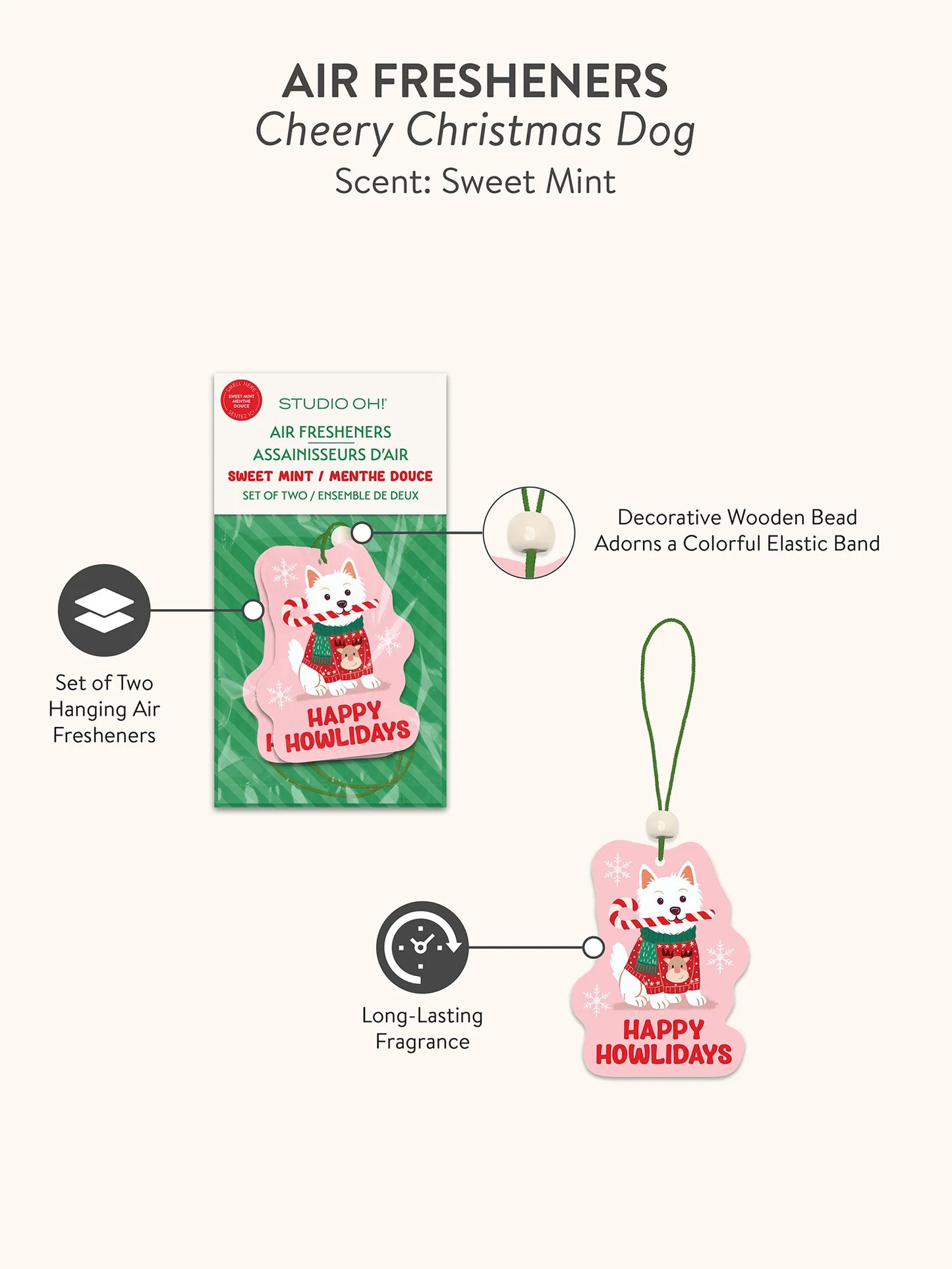 Christmas Dog Air Fresheners