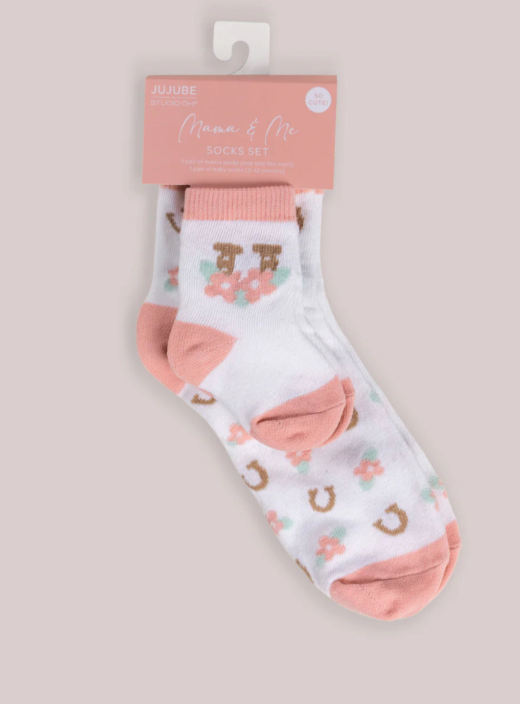 MAMA & ME MATCHING SOCKS SET - BLOOMIN' BOOT