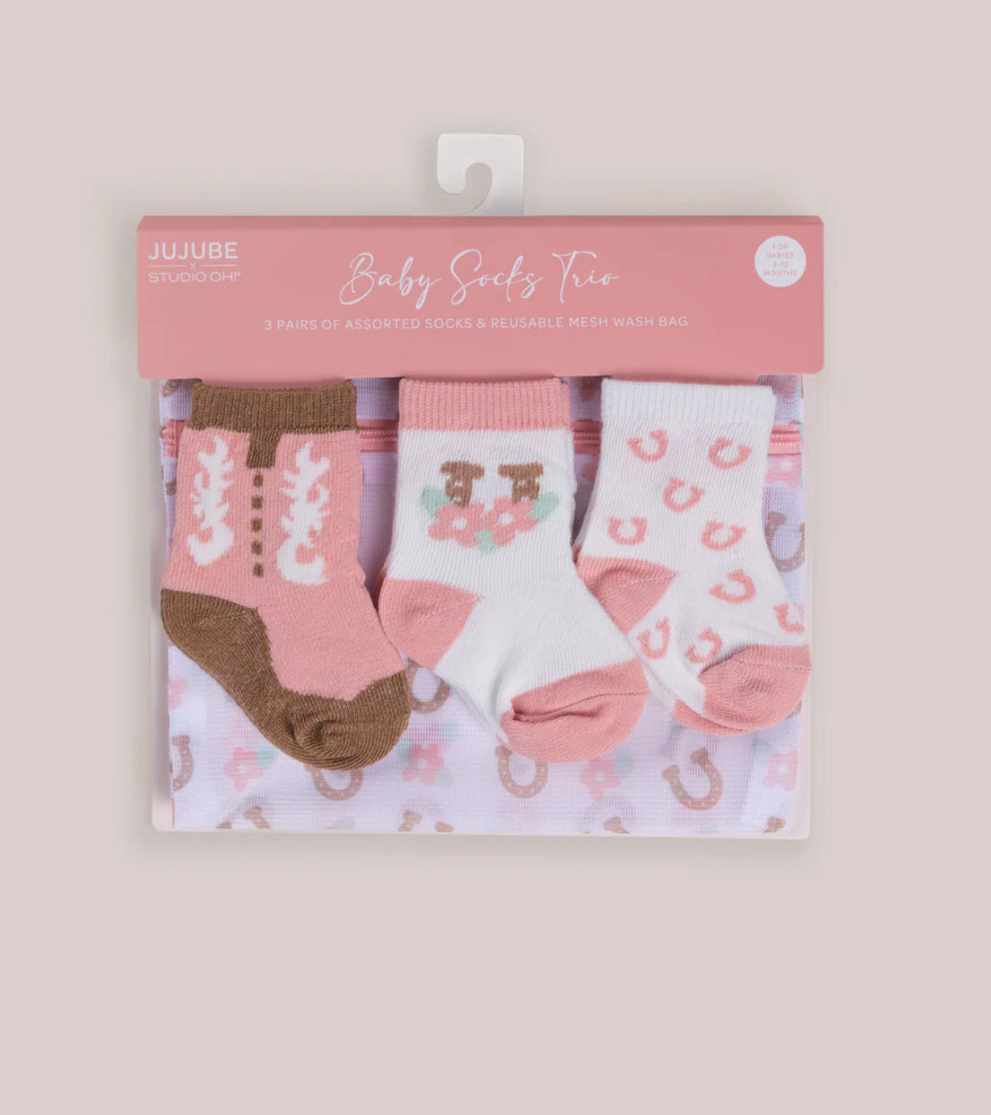 3-PACK SOFT DURABLE BABY SOCKS SET - BLOOMIN' BOOT