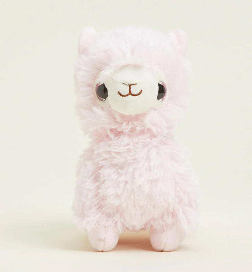 Pink Llama Warmies Junior