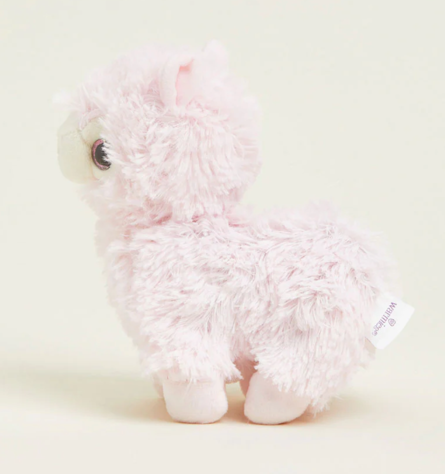 Pink Llama Warmies Junior