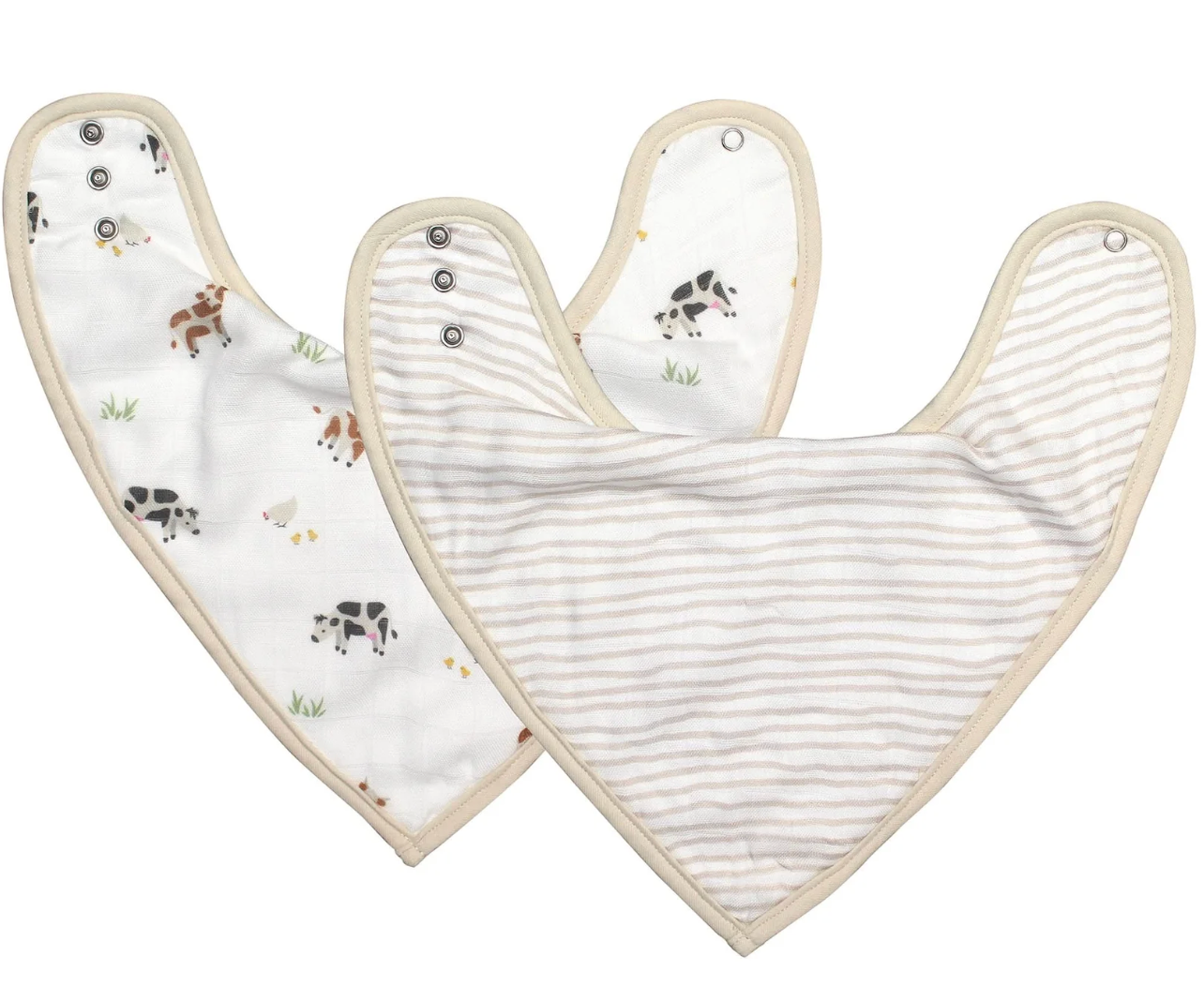 Cow Bib Set