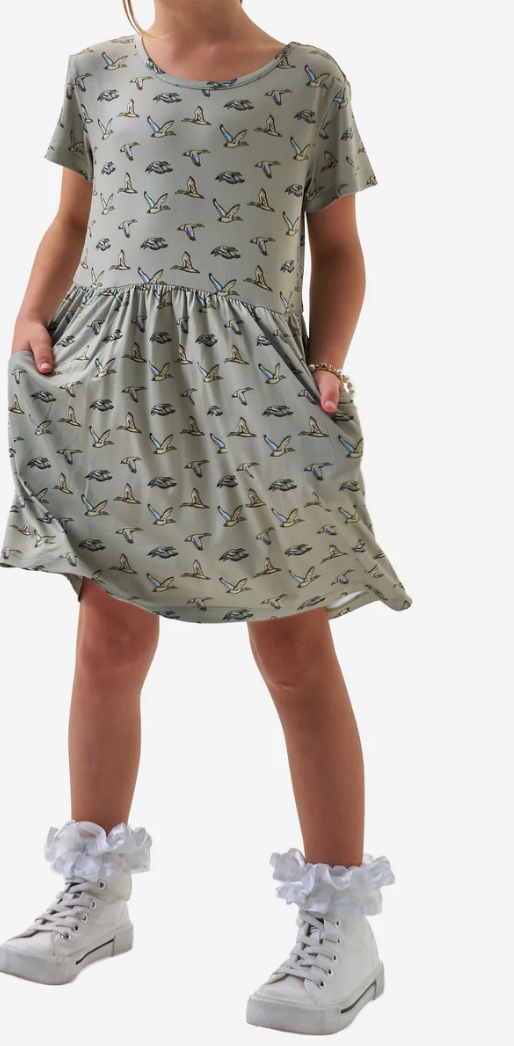 Burlebo Moxie Dress Flying Ducks
