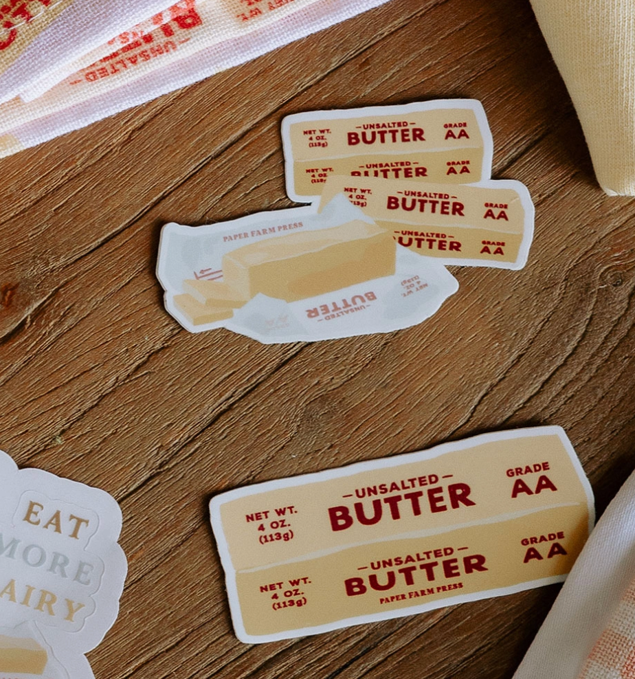 Butter Decal Sticker