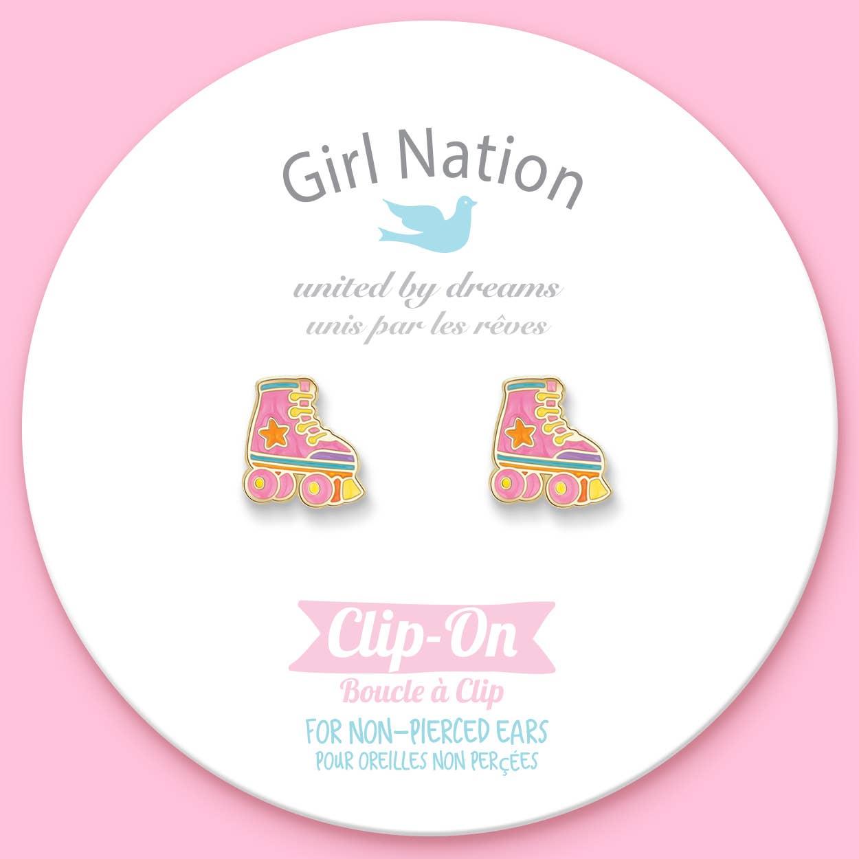 CLIP ON Cutie Earrings- Roller Skates