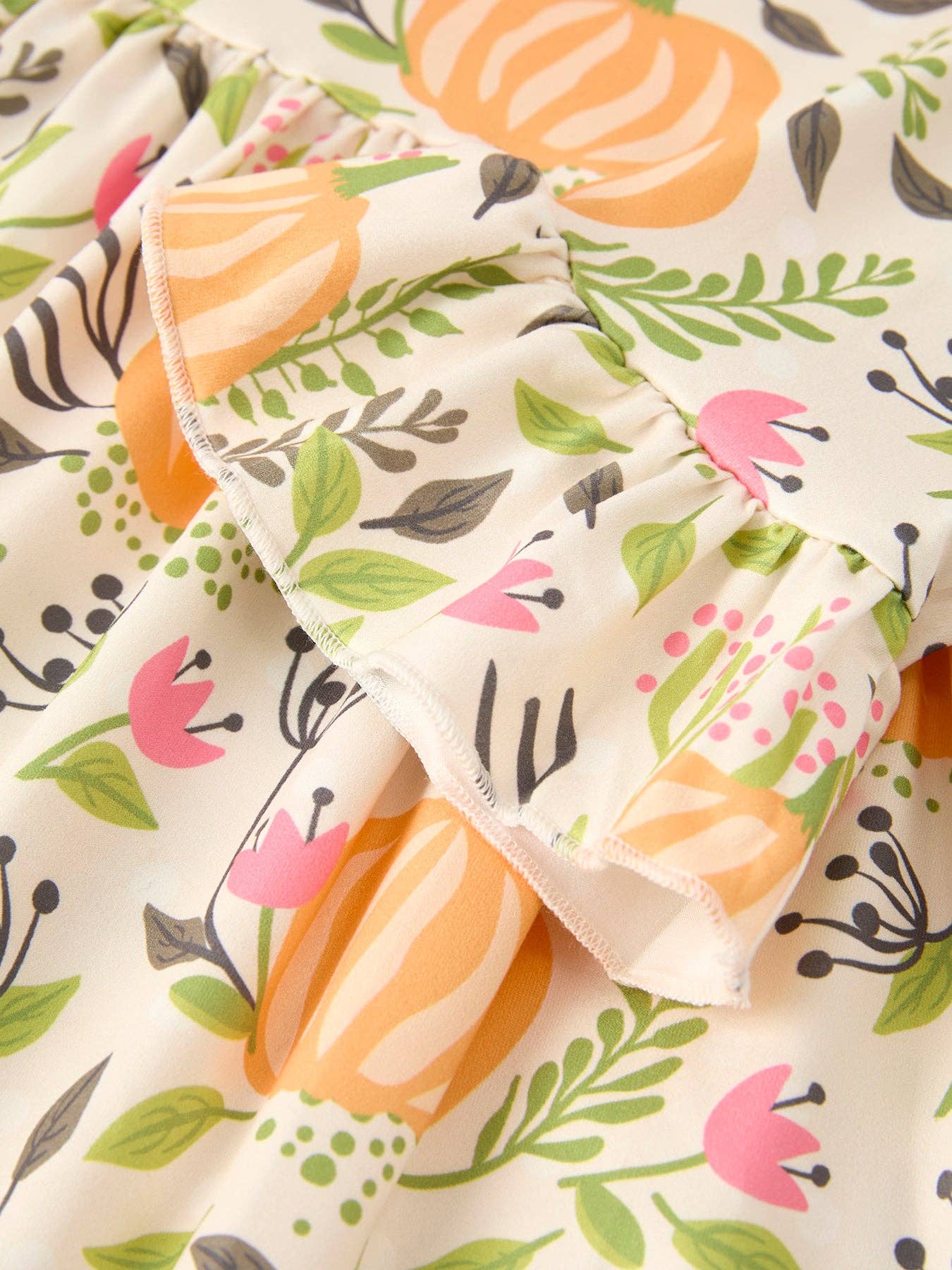 Fall Halloween Thanksgiving Girls Dress