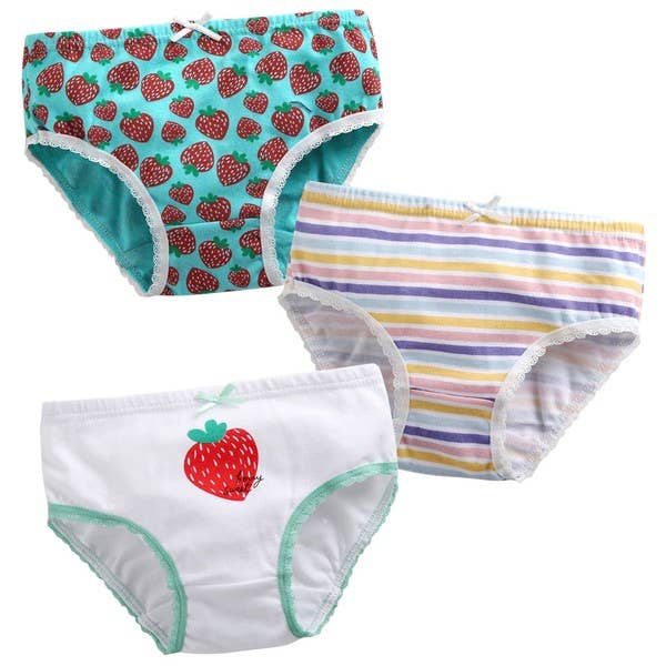 Vaenait Baby - Mint & Berry Bikini Briefs 3 Pack