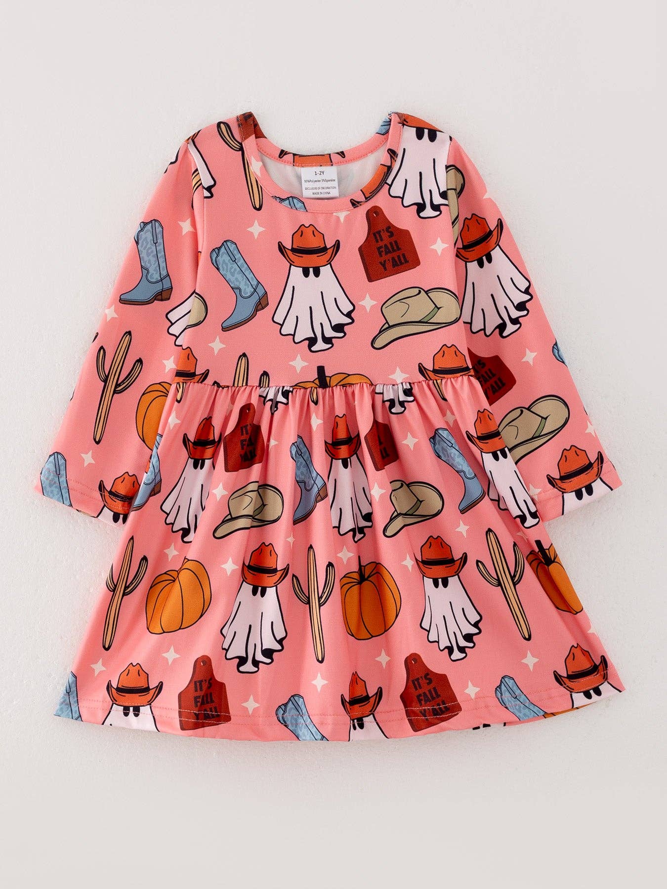 Halloween Girls Print Dress