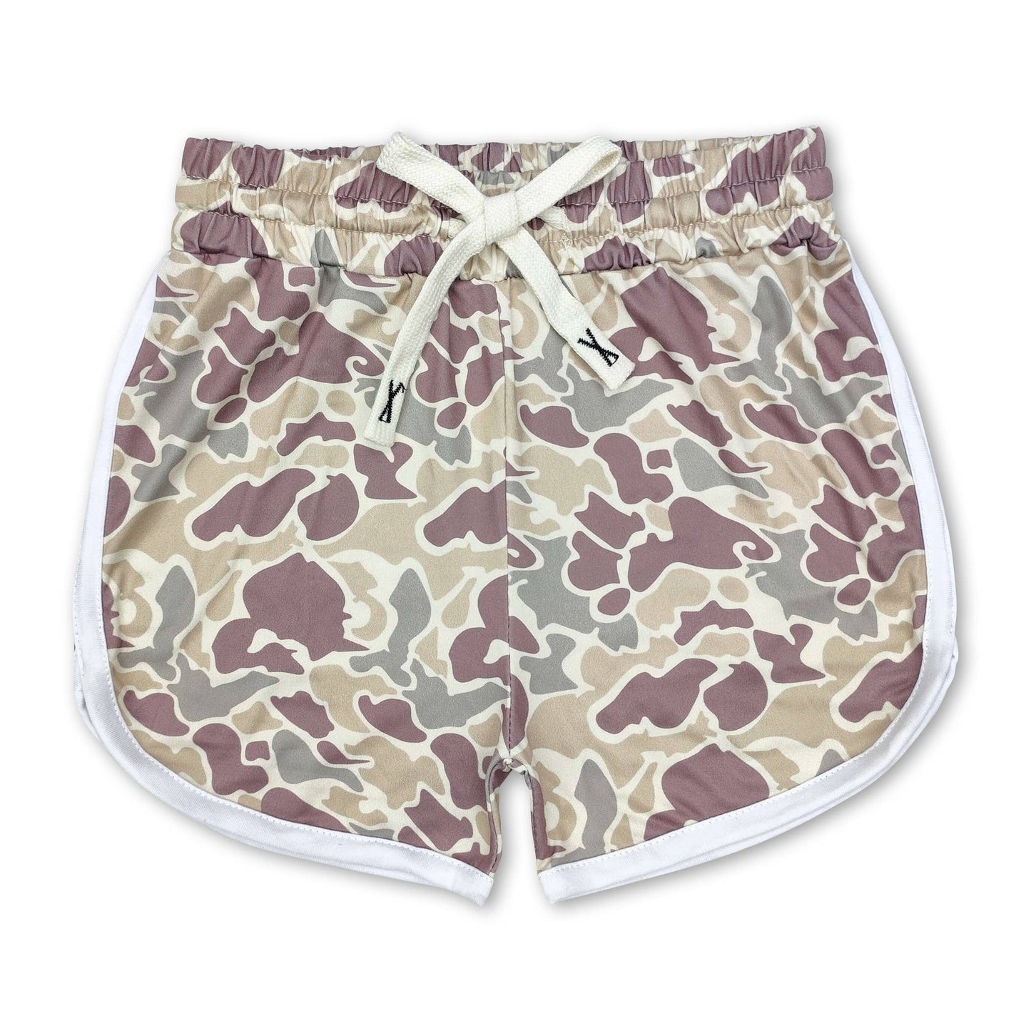 Bottomland camo girls summer shorts and graphic tee set