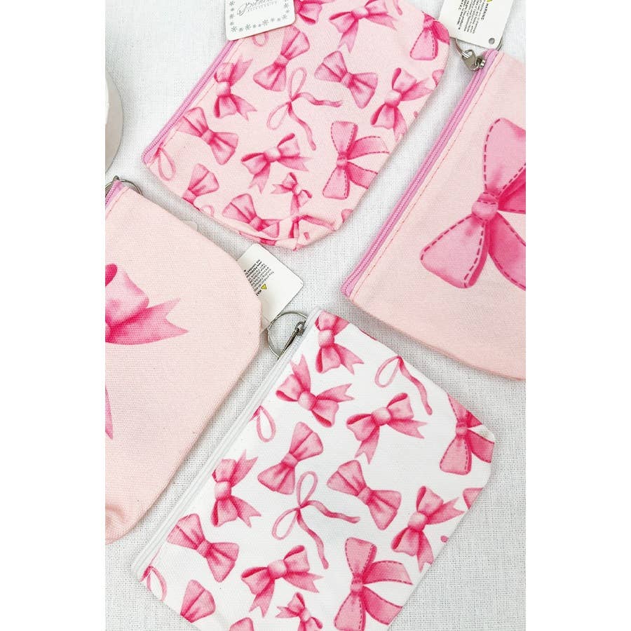 Bow Design Pouch with Accessories