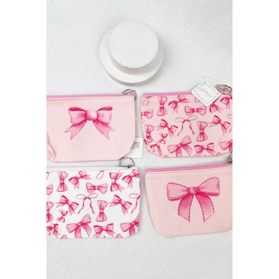 Bow Design Pouch with Accessories