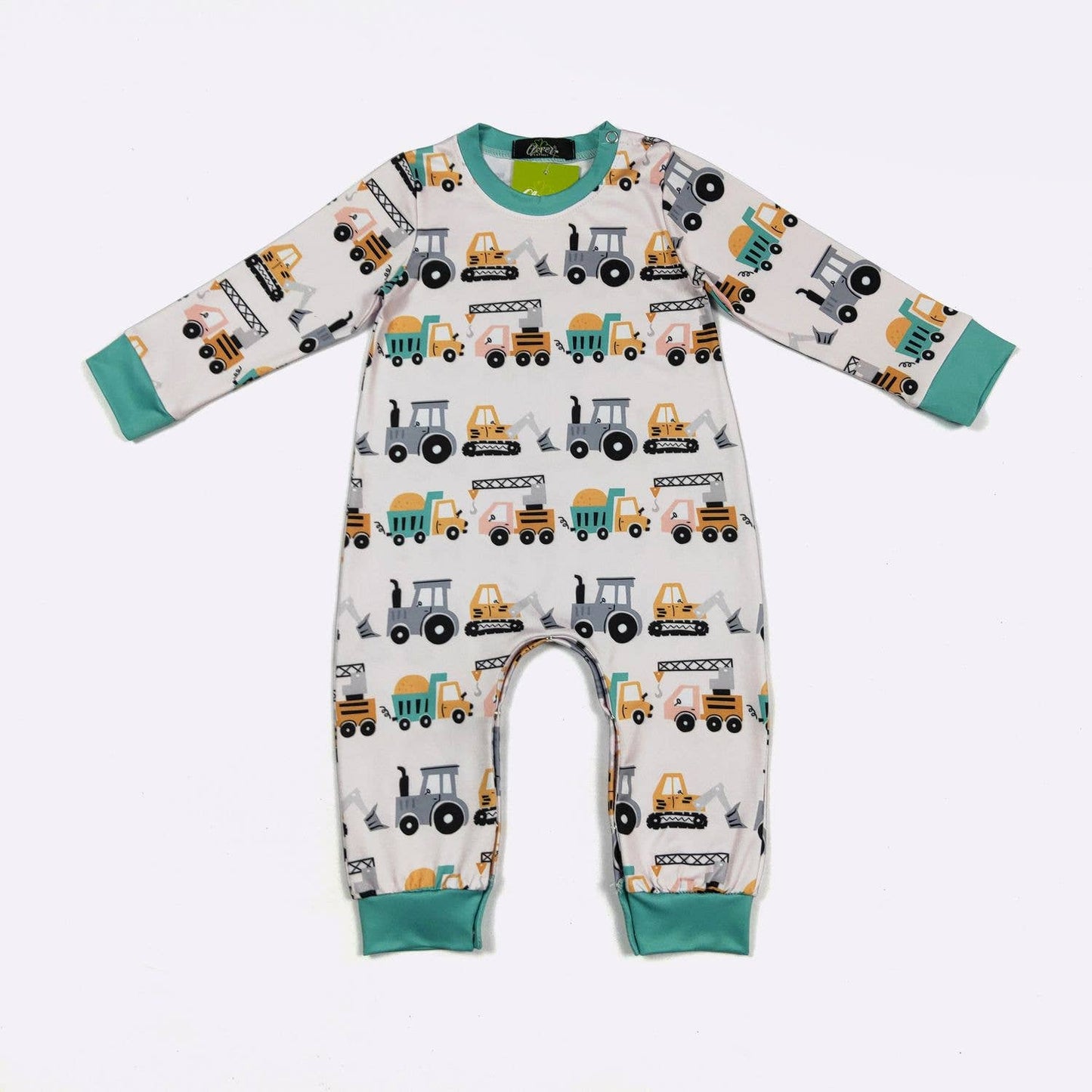 Mighty Machines Boy Romper