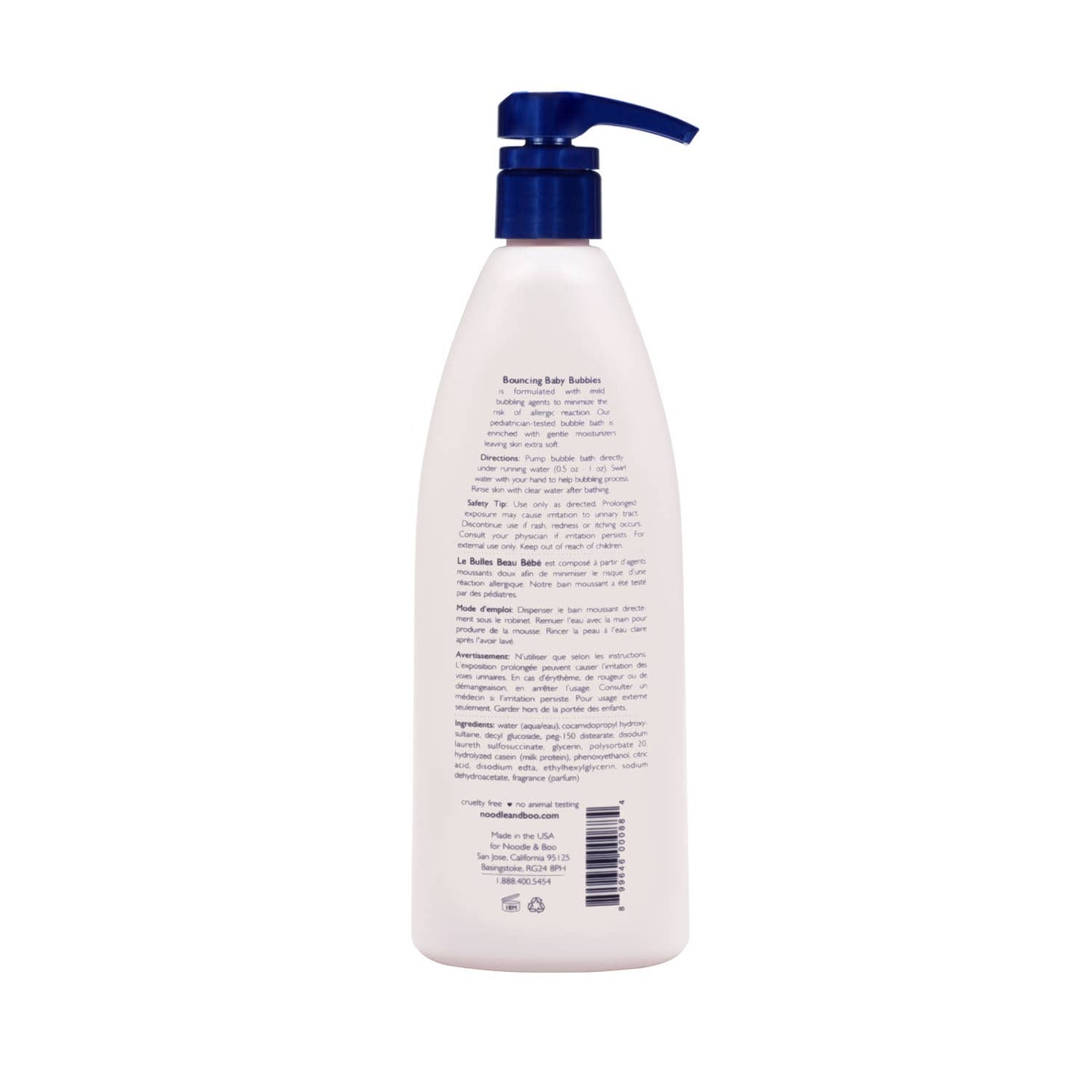 Noodle & Boo, Inc. - Bouncing Baby Bubbles, Crème Douce,16 oz