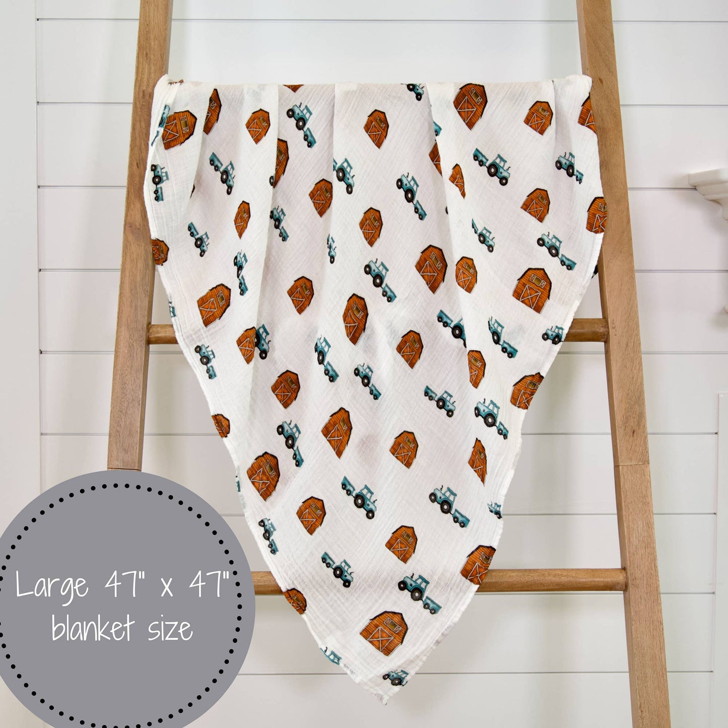 LollyBanks - How We Roll Baby Swaddle Blanket