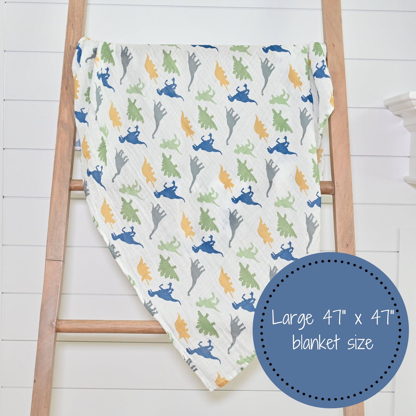 LollyBanks - Rawr-Some Baby Muslin Cotton Blanket