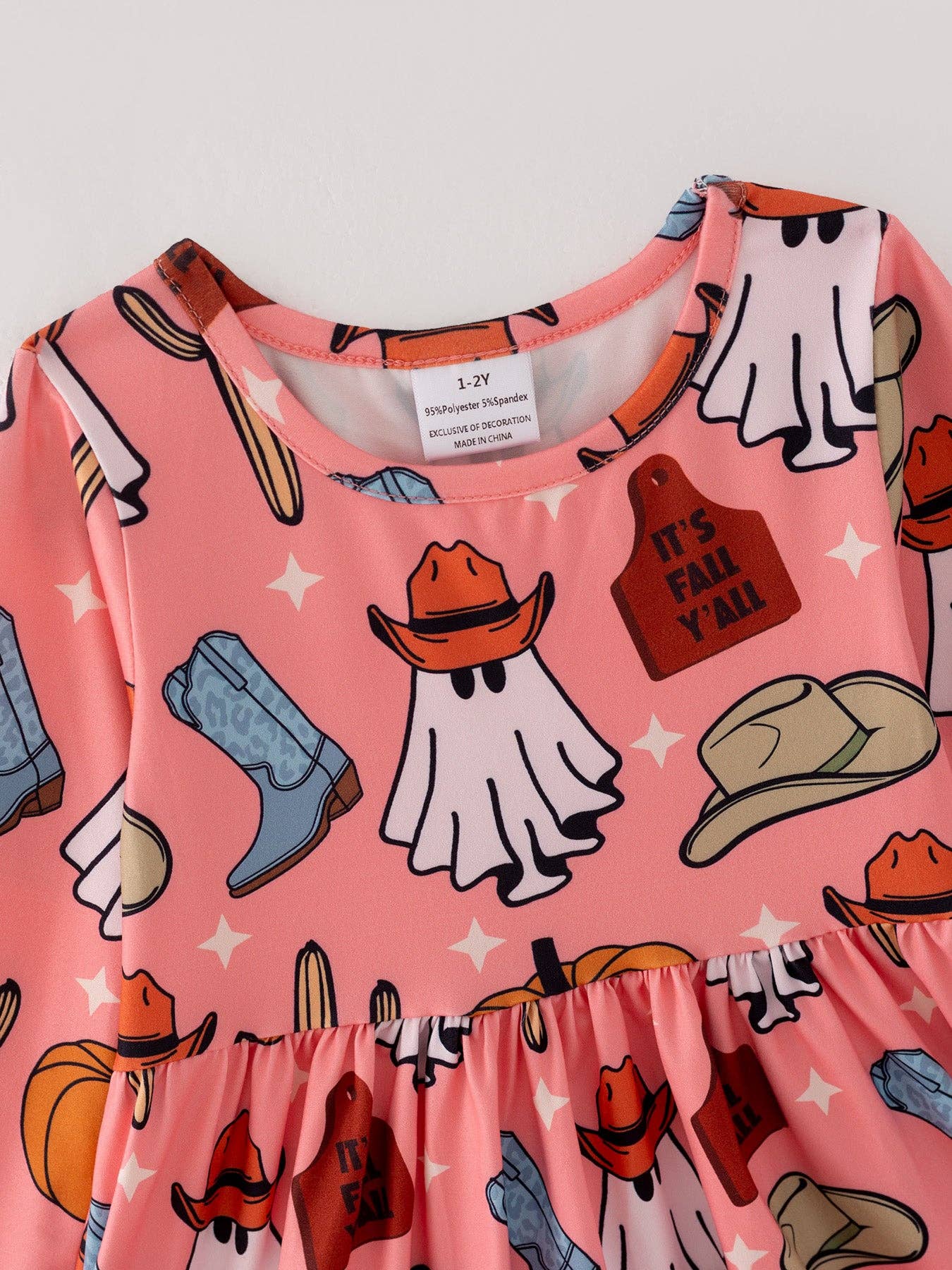Halloween Girls Print Dress