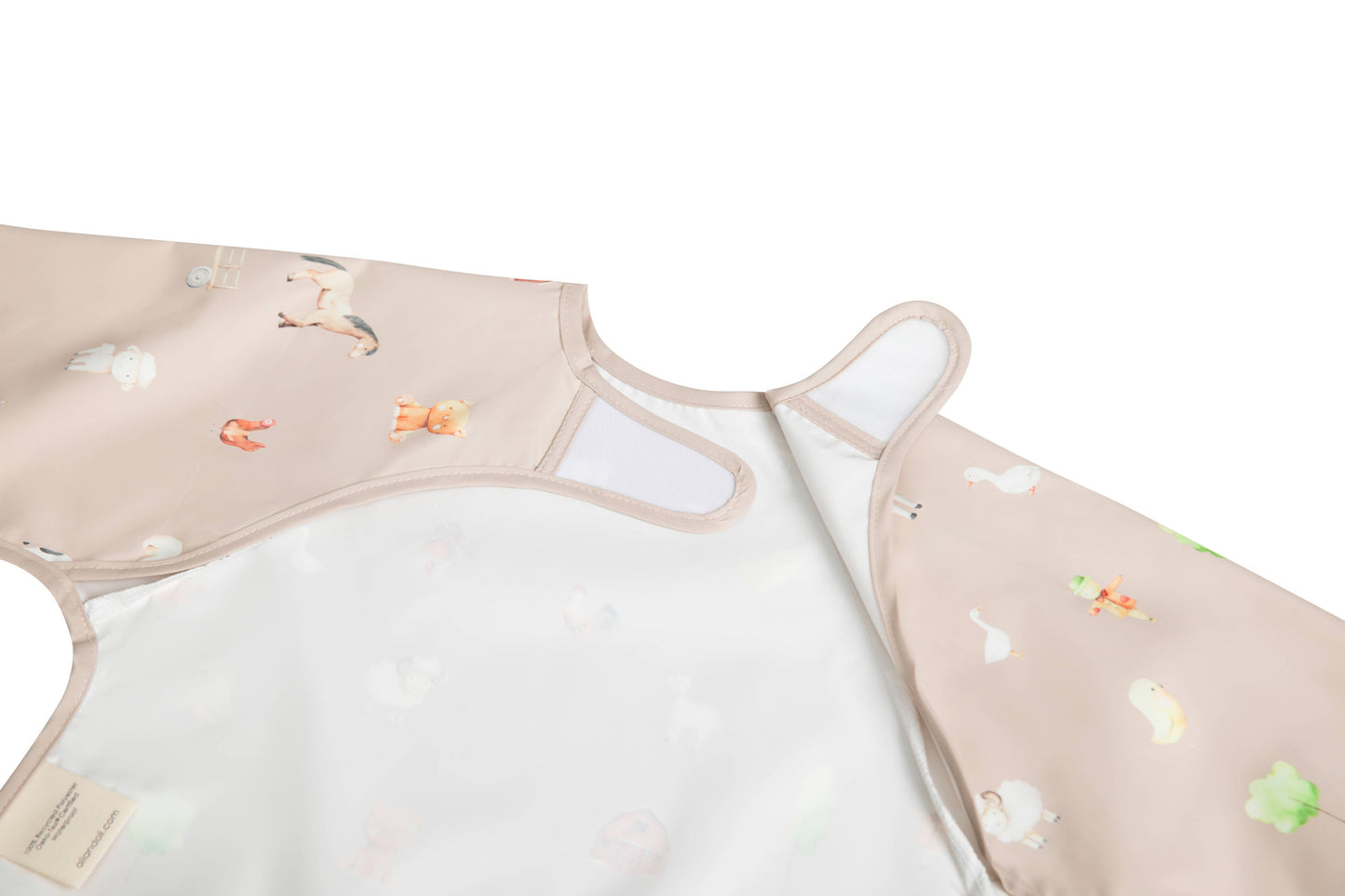 Ali+Oli - Smock Bib for Baby & Toddler Long Sleeve (Farm)
