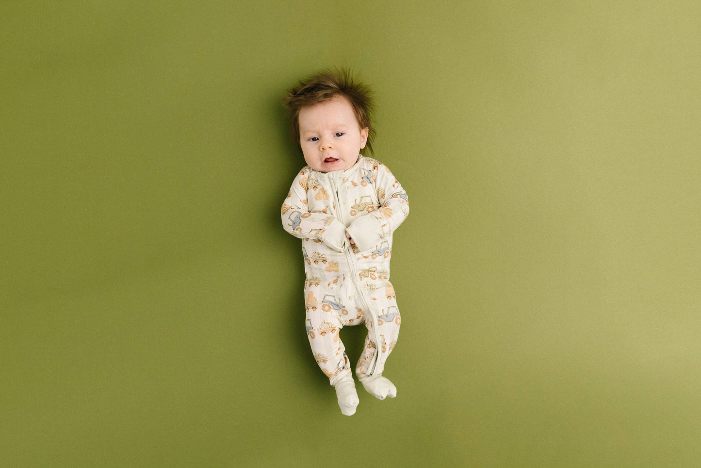 Little One Shop - Tractor Trails Bamboo Sleeper
