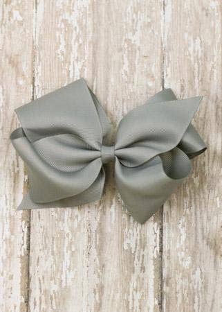 Classic Oversized Grosgrain Hair Bow - Alligator Clip