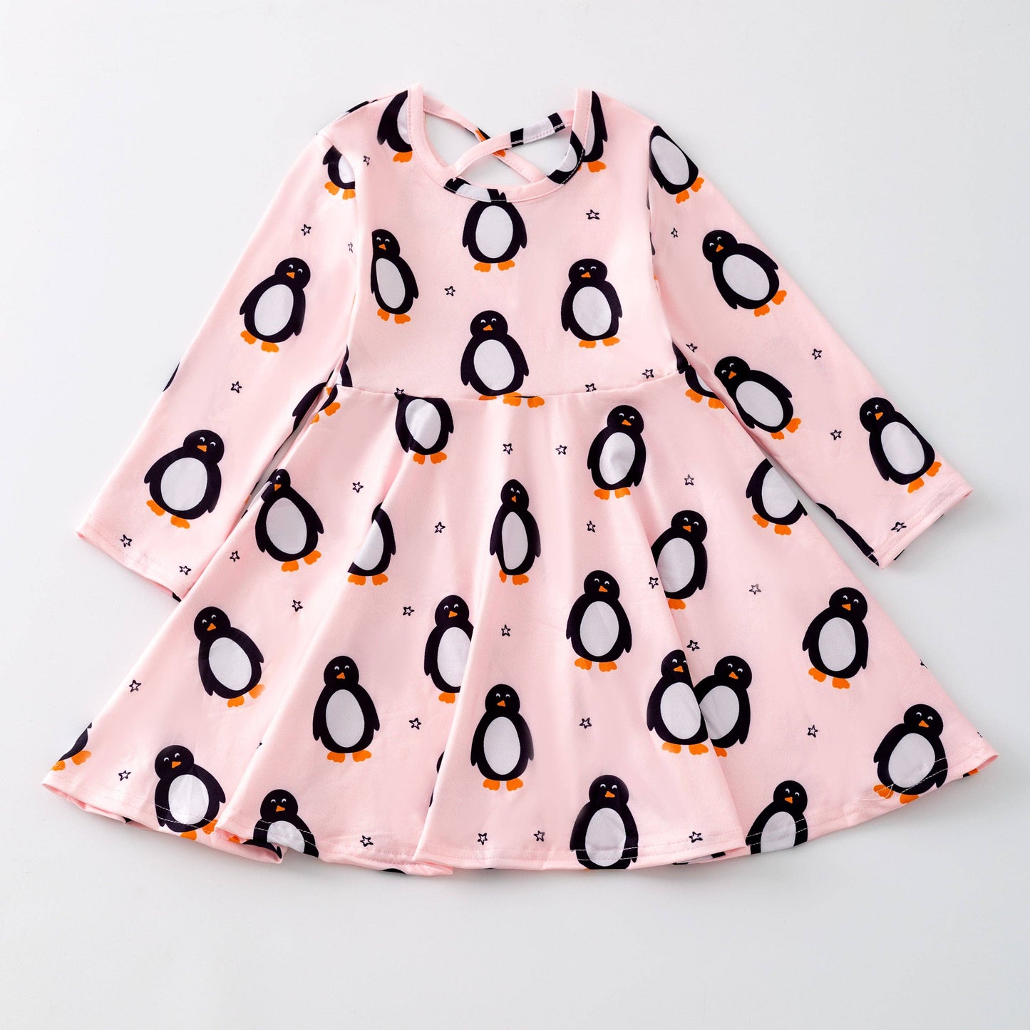 The Hair Bow Company - Polar Penguins Twirl Dress