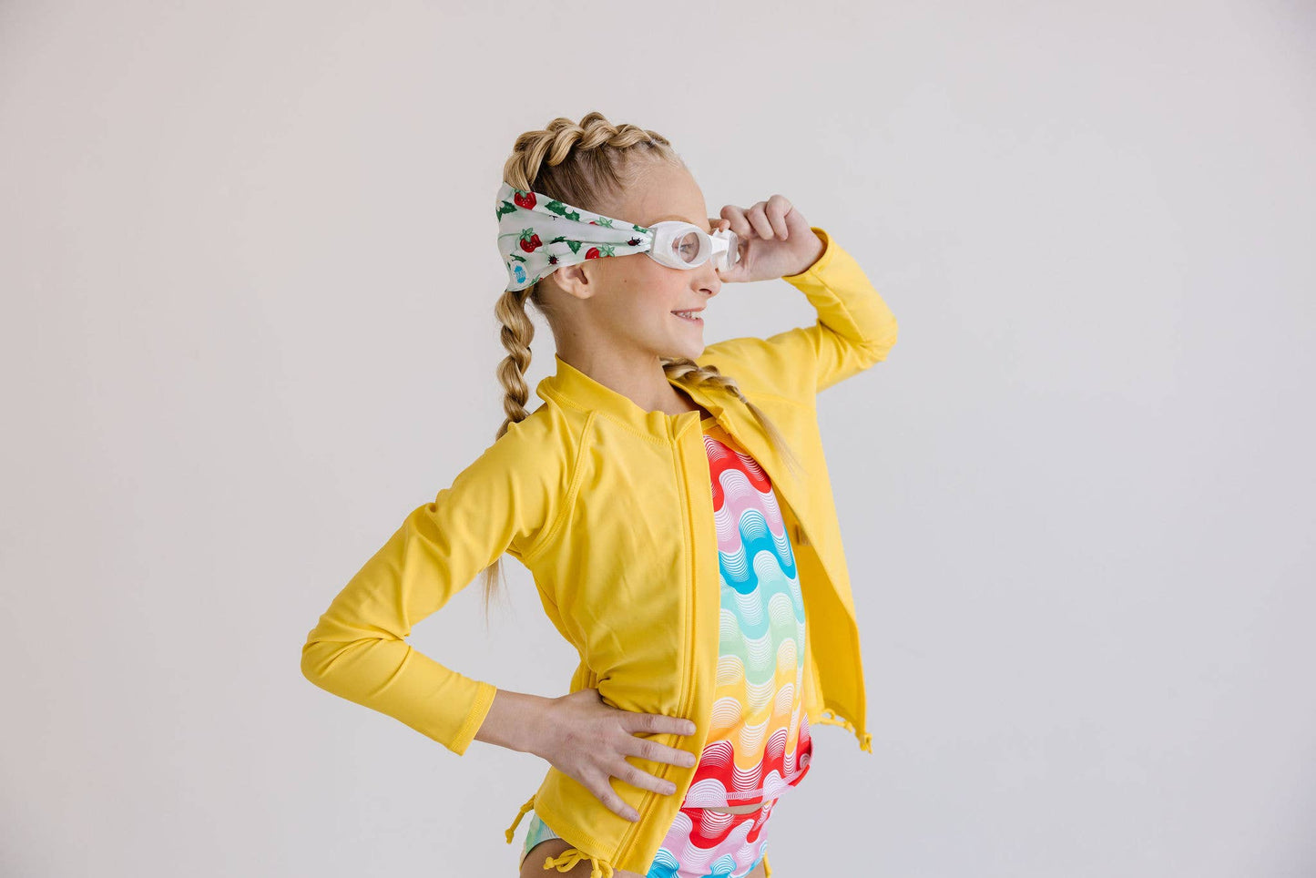 Splash Place Swim Goggles - Strawberry Fields Swim Goggles