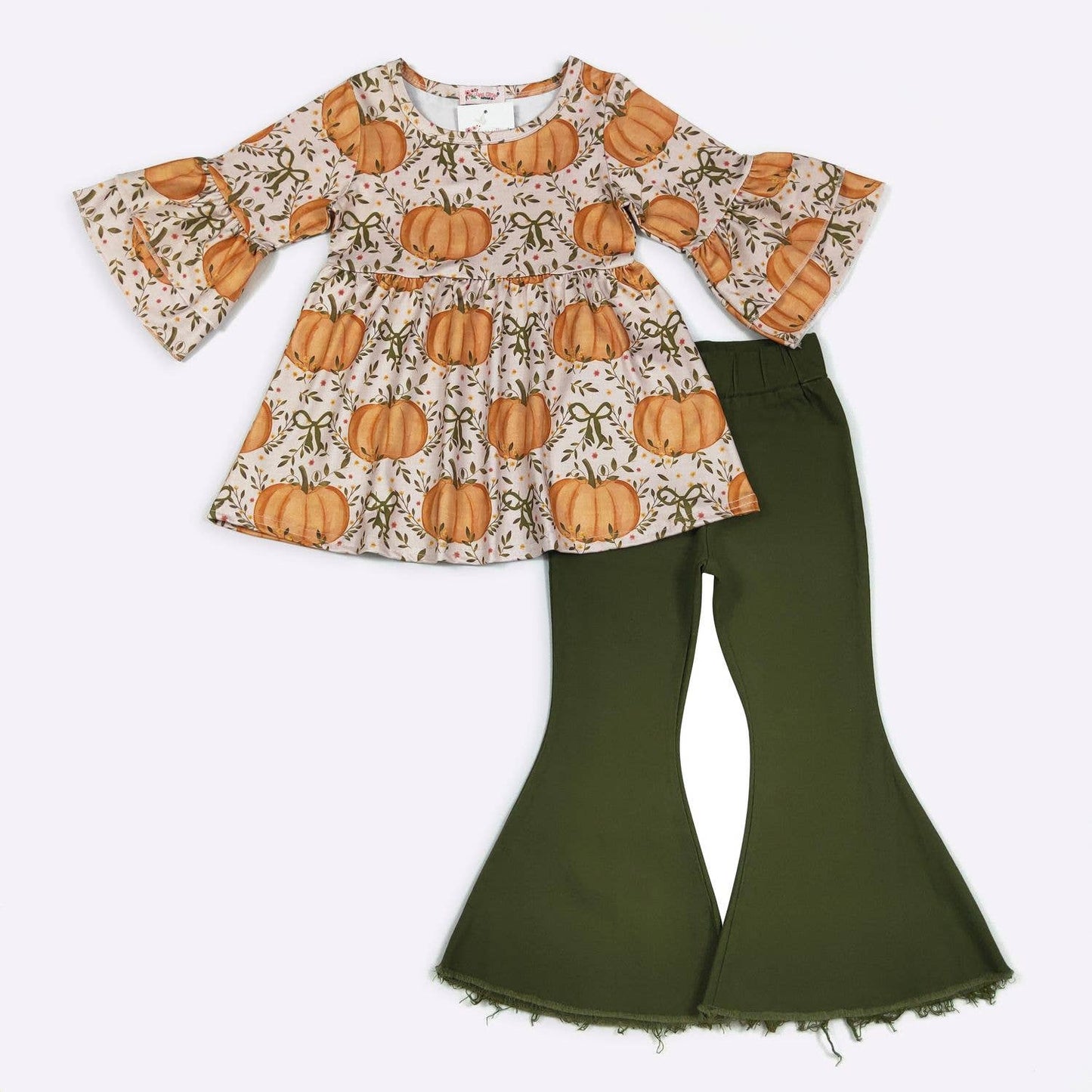 Mossy Pumpkin Girls Set