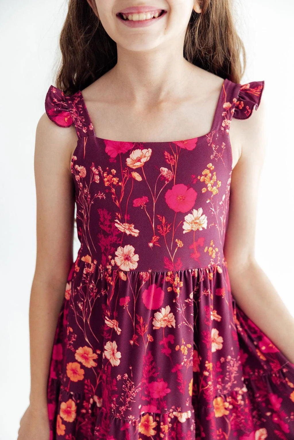Retro Wildflower Maxi Dress