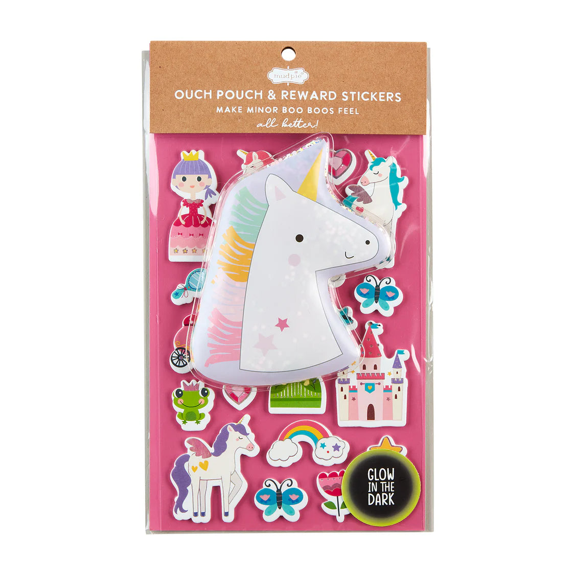 Unicorn Ouch Pouch & Sticker Set