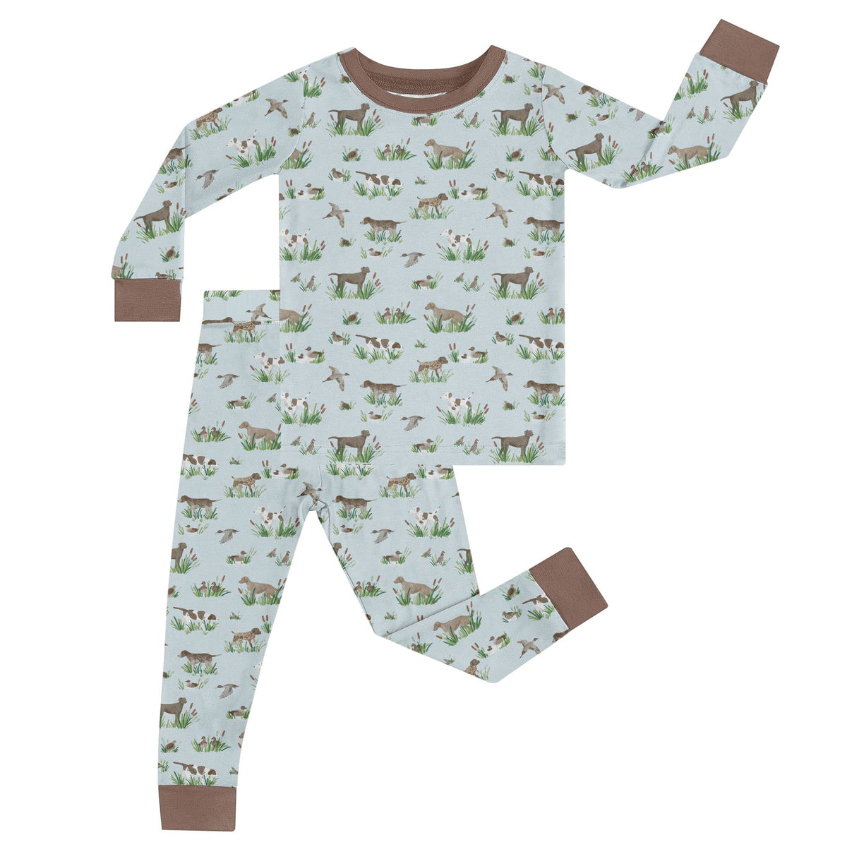 Goosies - Delta Bird Hunting Dogs-  LS/Pants Toddler PJs