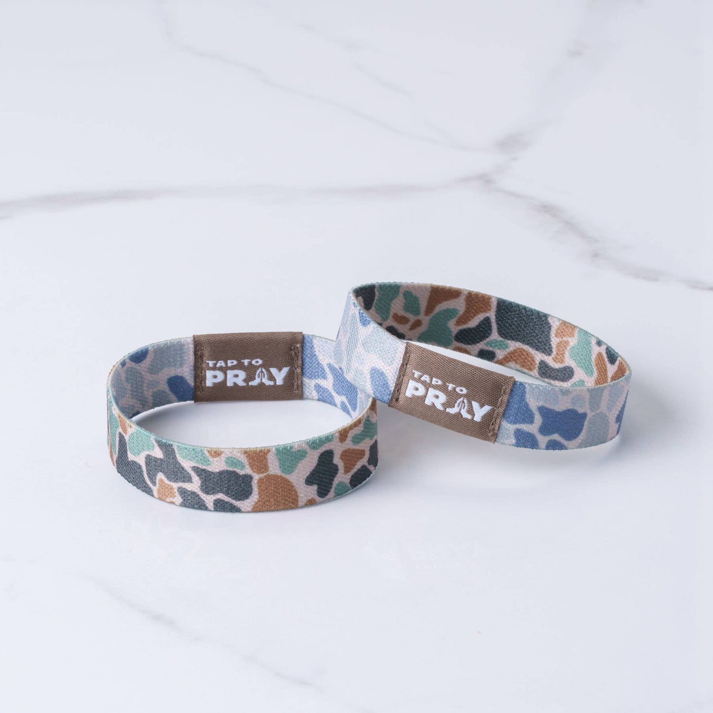Versible - Tap To Pray™ Wristbands - River Rock Camo Classic & Sage