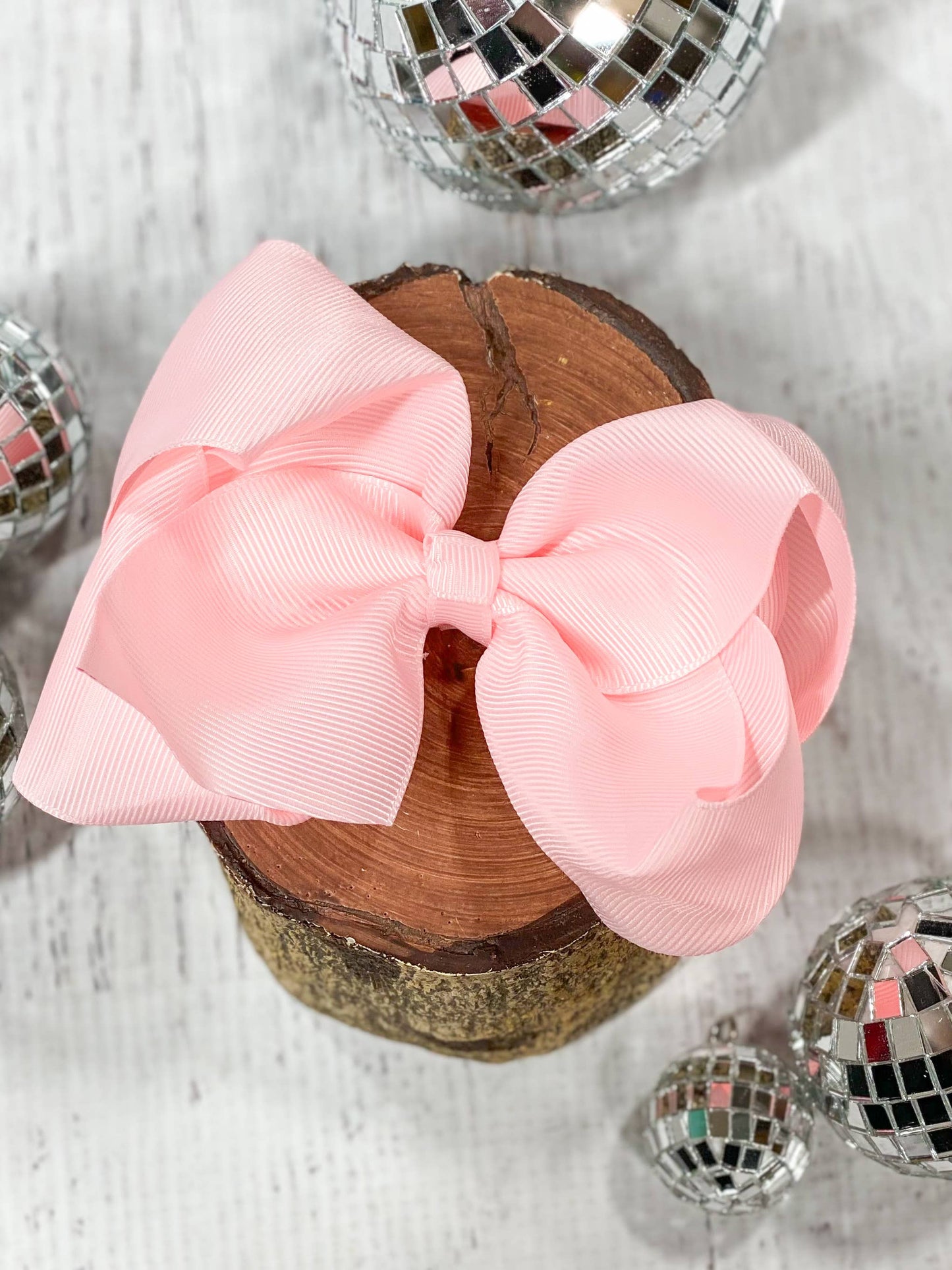 Classic Oversized Grosgrain Hair Bow - Alligator Clip