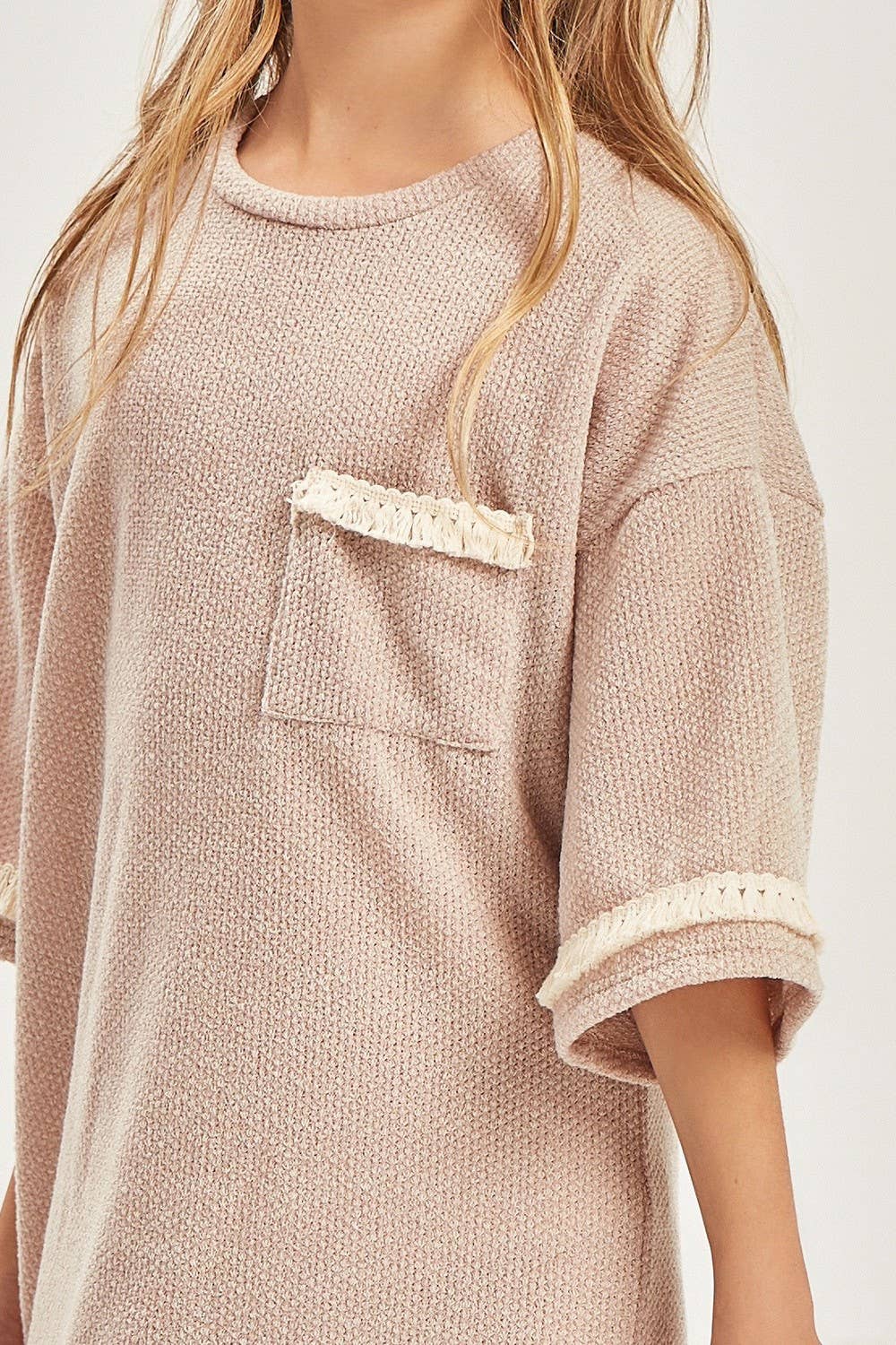 Tasseled Chunky Sweater Dress